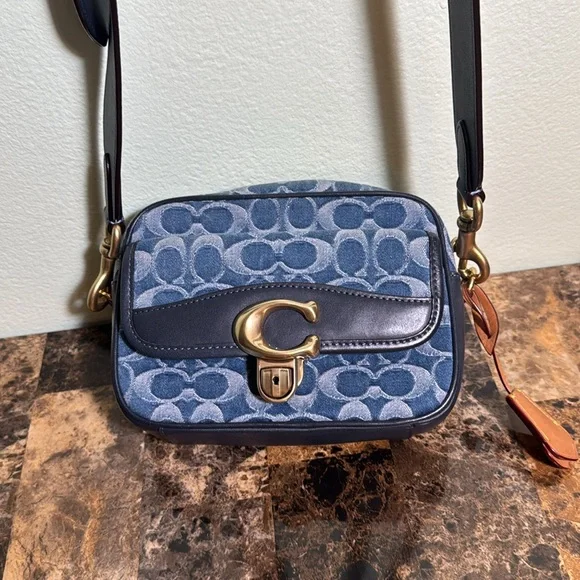 Coach studio camera bag 18 in signature wash denim - Picture 8 of 16
